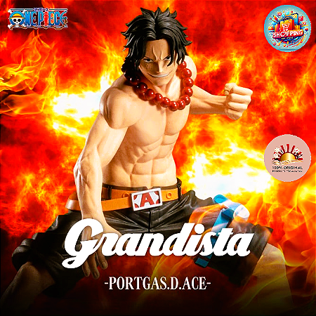 Action Figure Portgas D. Ace – One Piece – Grandista Banpresto – Original do Japão