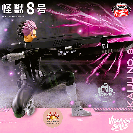 Action Figure Narumi Gen – Kaiju 8 Vibration Stars Banpresto – Original do Japão