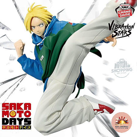 Action Figure Shin Asakura – Sakamoto Days Vibration Stars Banpresto – Original do Japão