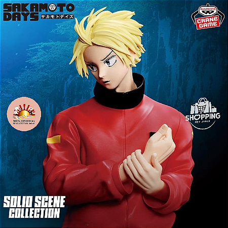 Action Figure Shin Asakura – Sakamoto Days Solid Scene Collection Banpresto – Original do Japão