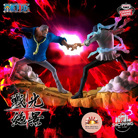 Action Figure Kuzan & Garp – One Piece Senkouzekkei Grandline Series Banpresto – Original do Japão