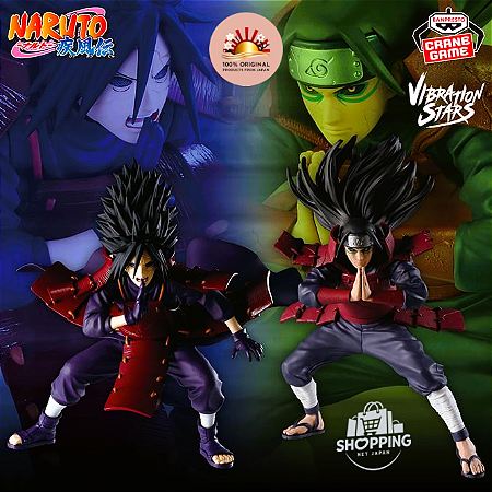 Action Figure Hashirama Senju & Madara Uchiha – Naruto Shippuden Vibration Stars – Original do Japão