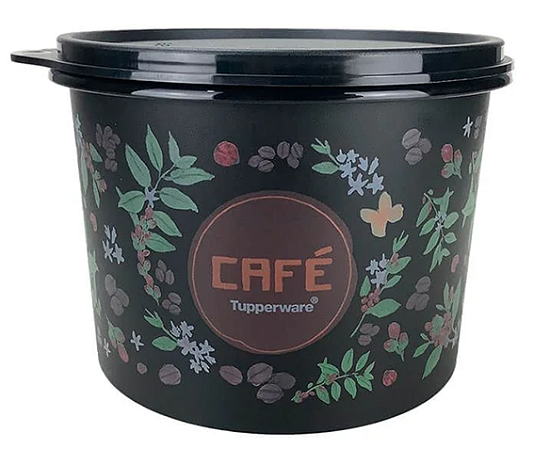 Pote p/ alimentos Tupper Caixa Café Tupperware 700g Floral