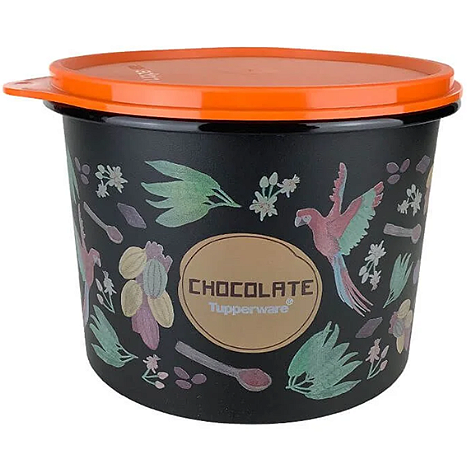 Tupperware Caixa Chocolate Floral 1,3 kg