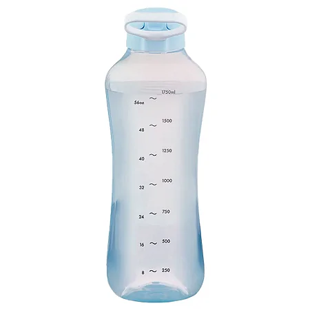 Garrafa Tupperware Motivacional Aquavibe Azul 2L