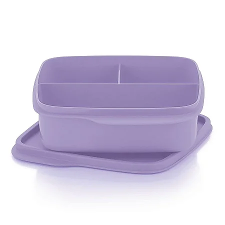 Pote Hermético Basic Line C/ Divisória Tupperware 550ml Sorbet