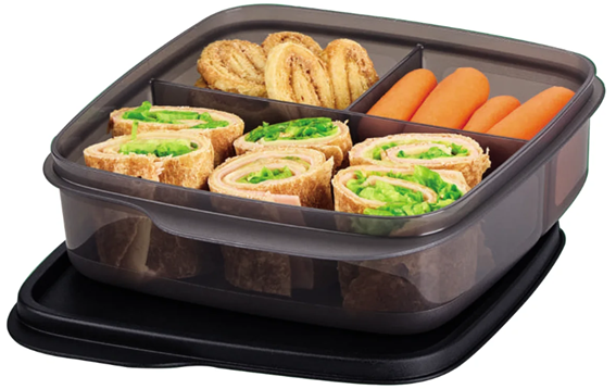 Tupperware Basic Line com Divisórias 550ml Cosmo