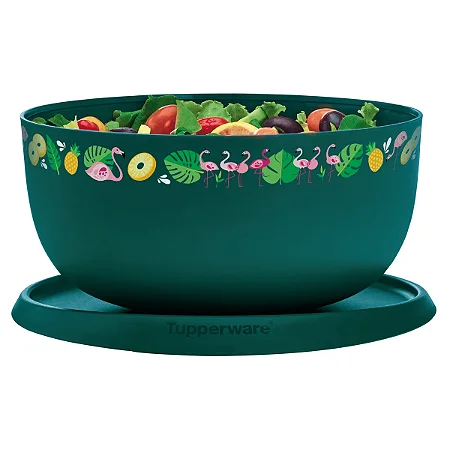 Tigela Toque Mágico Tupperware 4,3L Tropical