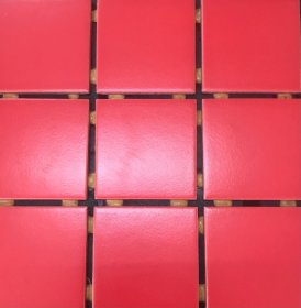 Pastilha Arq Design Vermelho Mate 9,5x9,5 cm Portobello