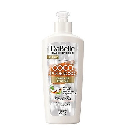 Creme Para Pentear Dabelle Coco Poderoso 270g