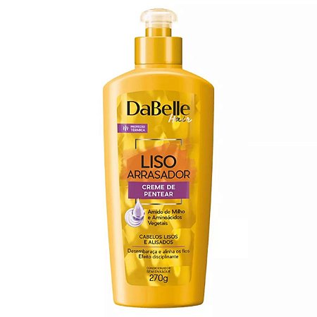 Creme Para Pentear Dabelle Liso Arrasador 270g