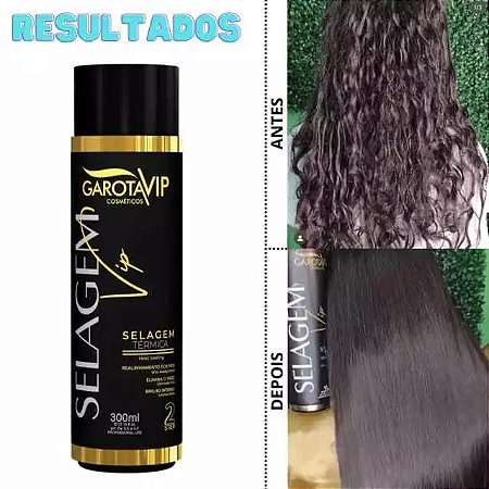 Selagem Máscara Térmica Alisamento Garota Vip 300ml