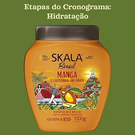 Creme de Tratamento Skala 2 em 1 Manga e Castanha do Pará 1kg