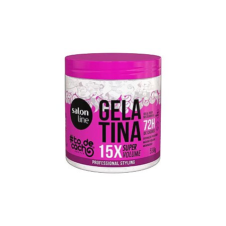 Gelatina todecacho Super Volume Salon Line 550g