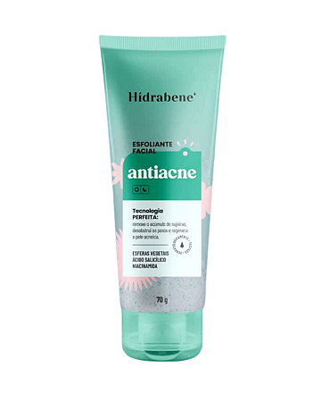 Gel de Limpeza Facial Antiacne  Hidrabene 120 G