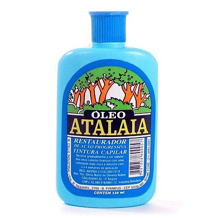 Óleo Atalaia Para Cabelo Restaurador Cor Natural 120ml