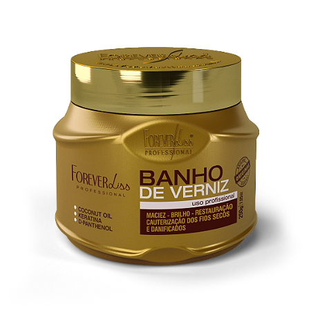 Máscara Banho De Verniz Forever Liss Professional 250G