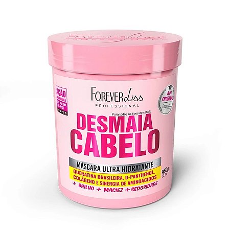 Máscara Ultra Hidratante Desmaia Cabelo Forever Liss Professional  950G