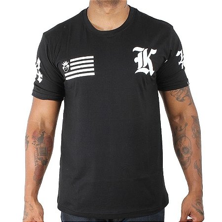 Camiseta Kings Flag Preta