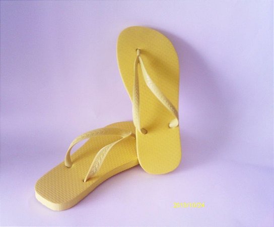 CHINELO BORRACHA - AMARELO