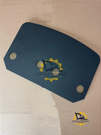 Placa Nylon giro lamina  - Motoniveladora Komatsu GD555 / GD655 - 23B7031630