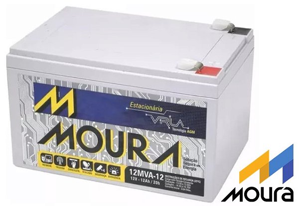 Bateria Moura 12Ah – 12MVA12