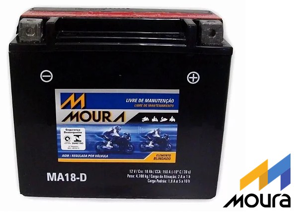 Bateria Moura Selada 18AH – MA18D