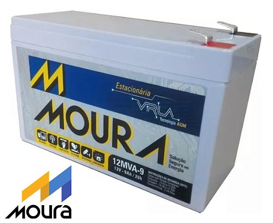 Bateria Moura 9Ah – 12MVA9