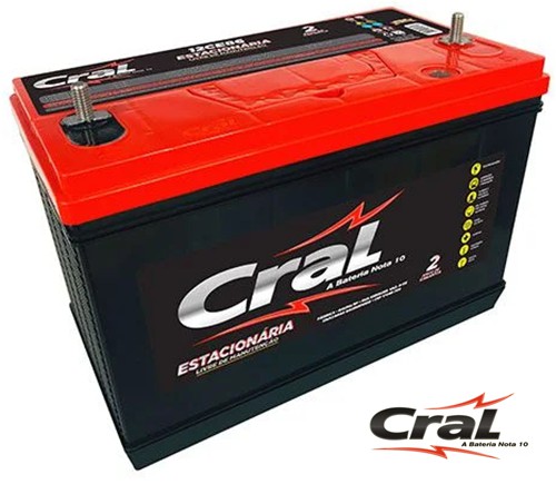 Bateria Estacionária Cral 105AH - 12CE105