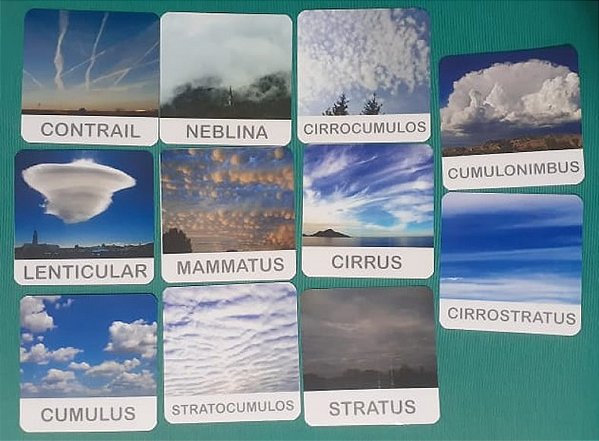 Flashcards Tipos de Nuvens