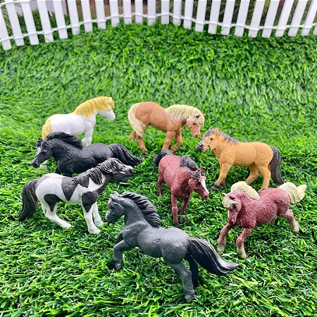 Miniaturas e flashcards Cavalos