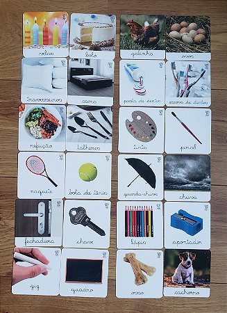 Flashcards pares de objetos