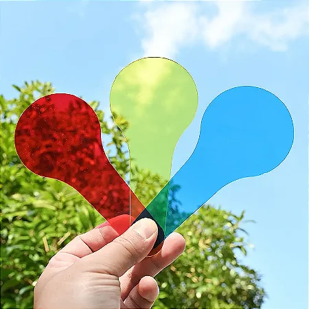 Lentes misturadoras de cores para mesa de luz e ar livre