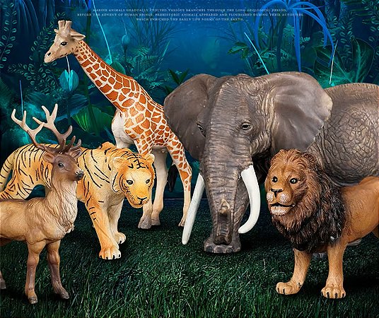 Miniaturas animais Selvagens avulsas (10cm ou mais)