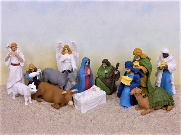 Miniaturas e Flashcards Presépio Infantil Safari Ltd. Nativity Scene | Natal cristão