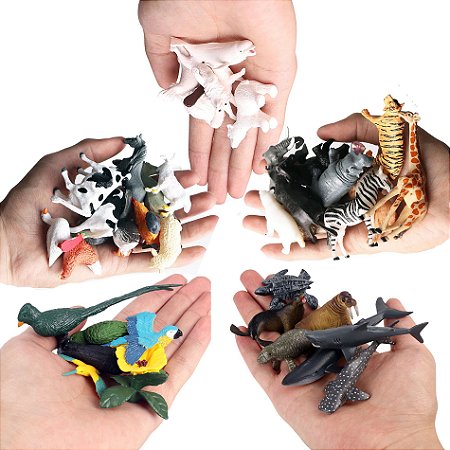 Miniaturas e flashcards Animais marinhos