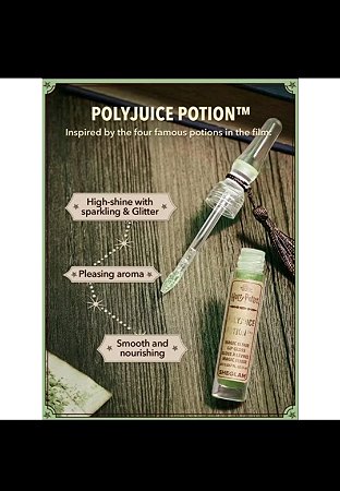 Gloss das Poções mágicas de Harry Potter - Polyjuice - Sonserina