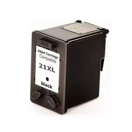 Cartucho de Tinta Compatível HP 21xl Preto BK 19ml Ollix