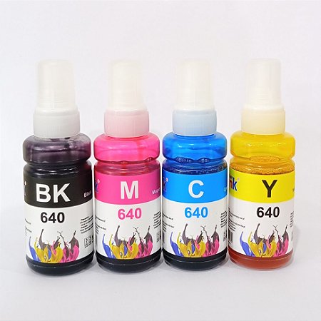 Tinta Compatível Epson | Série 640 | Star Ink | 70ml | Sem Caixa | Kit 4 cores