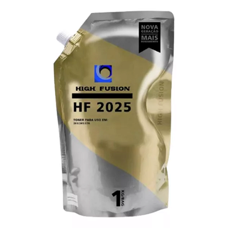 Pó de Toner High Fusion HF2025 Compatível HP Bag 1kg