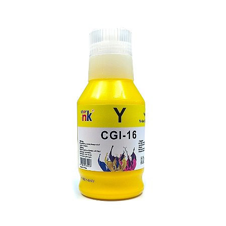 Tinta Pigmentada Compatível Canon GI-16 | Amarelo | GI16 | Gi16 | Star Ink