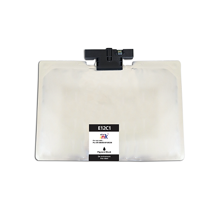 Bolsa de Tinta Compatível Epson DS-E12C1 Preto BK 40K Pigmentada Star Ink