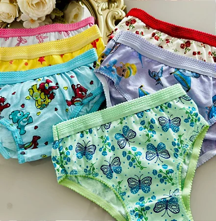 Calcinha infantil Cós