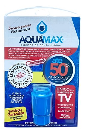 Bloqueador De Ar Redutor De Conta D'água Aquamax Original