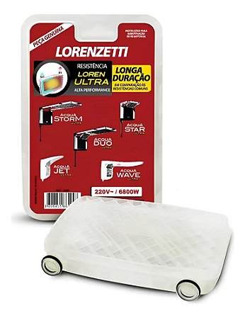 Resistência Acqua Duo Ultra Storm 220V 6800W 3065A Lorenzetti