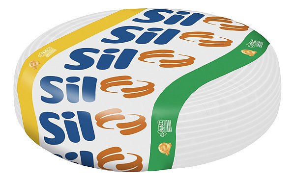 Fio Cabo Flexível 2,5MM Branco 750V Rolo 100 Metros Sil