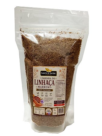 Farinha de Linhaça Marrom.