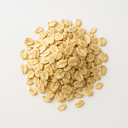 Aveia em flocos grossa.