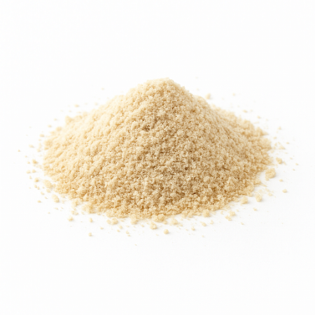 Farinha de arroz integral.