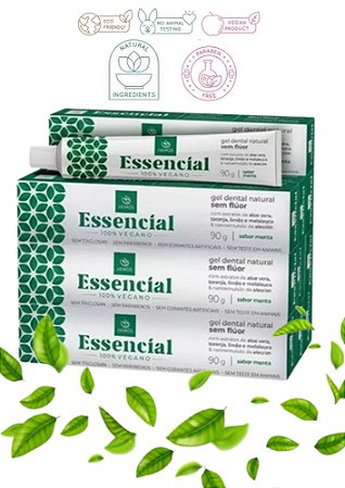 CREME DENTAL COM 10 UNIDADES OFF FLUOR/PARABENOS E TRICLOSAN AKMOS